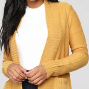 Fashion Nova - Mustard Cardigan